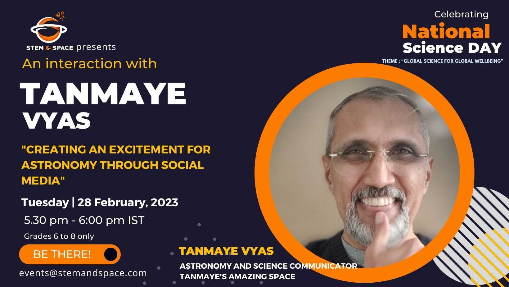 Astronomy through 'Social Media' - with Tanmaye Vyas