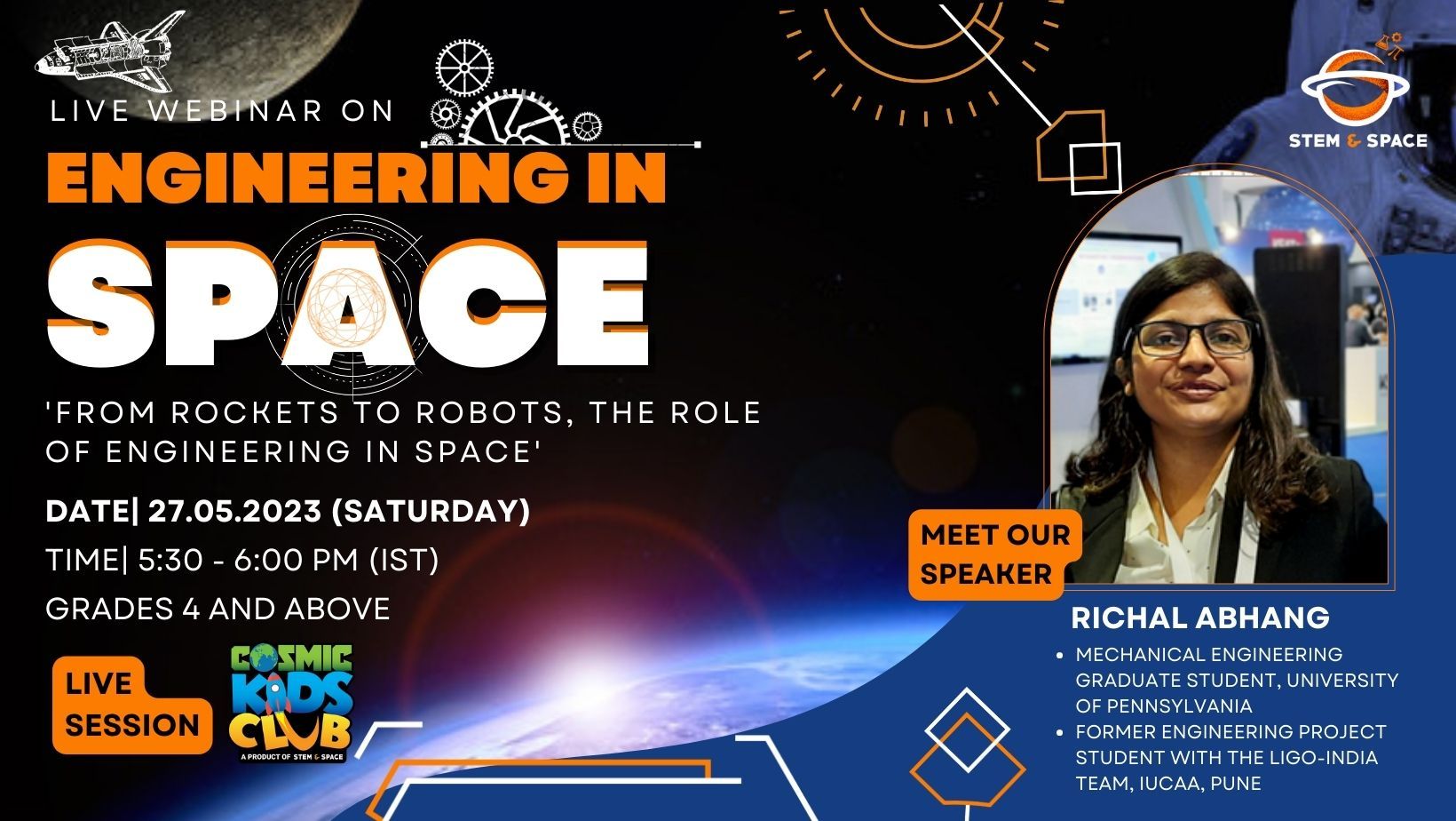 Engineering in space - An interaction with Ms. Richal Abhang