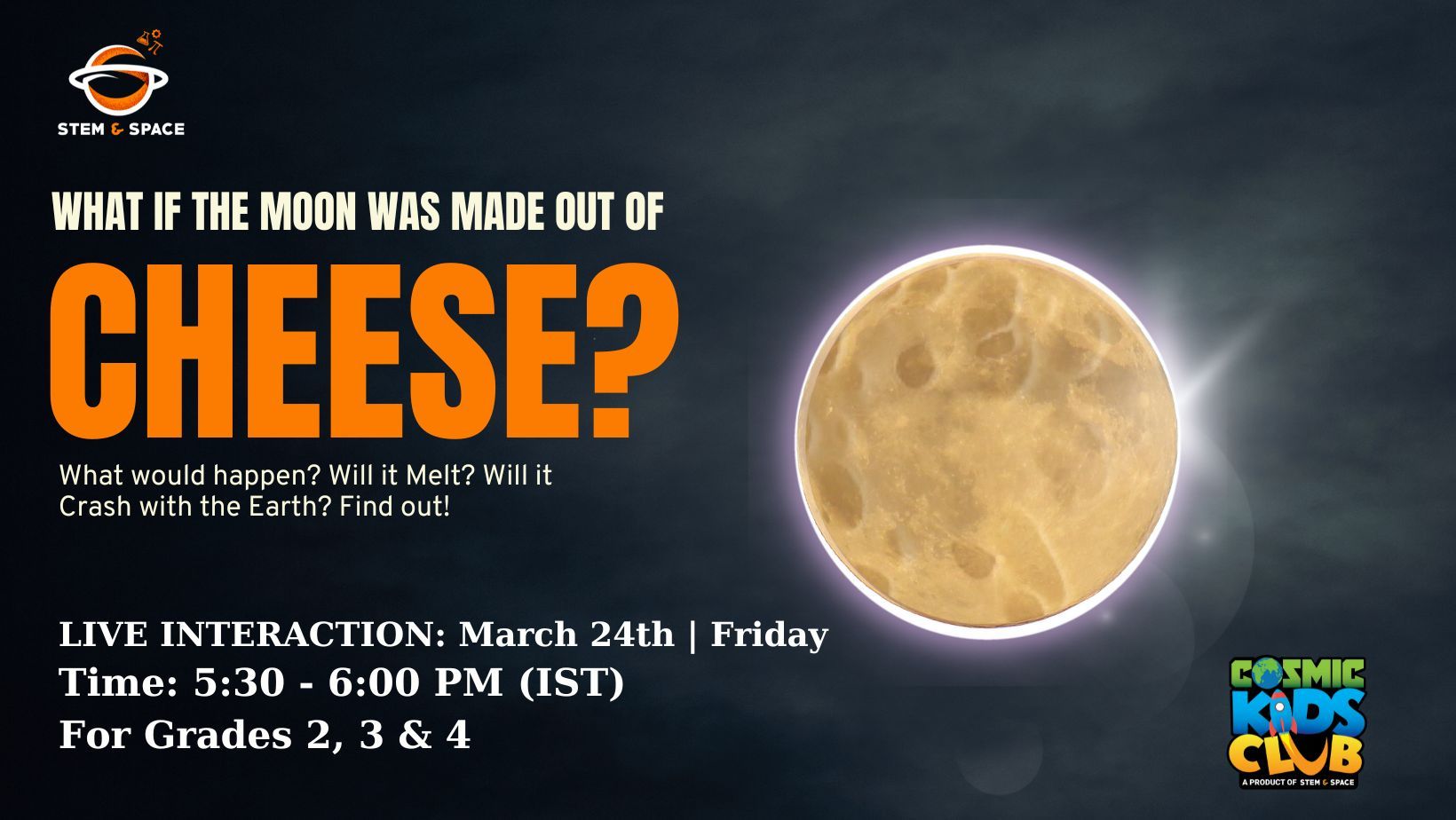 What if the Moon was made out of Cheese?